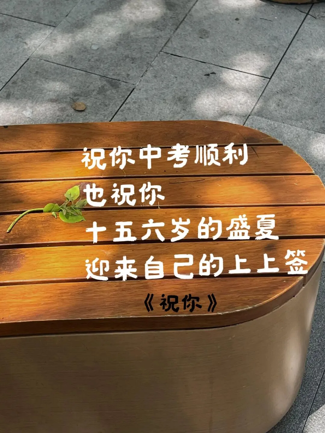 中考第一天孩子们加油呀-第1张图片-四季读书网