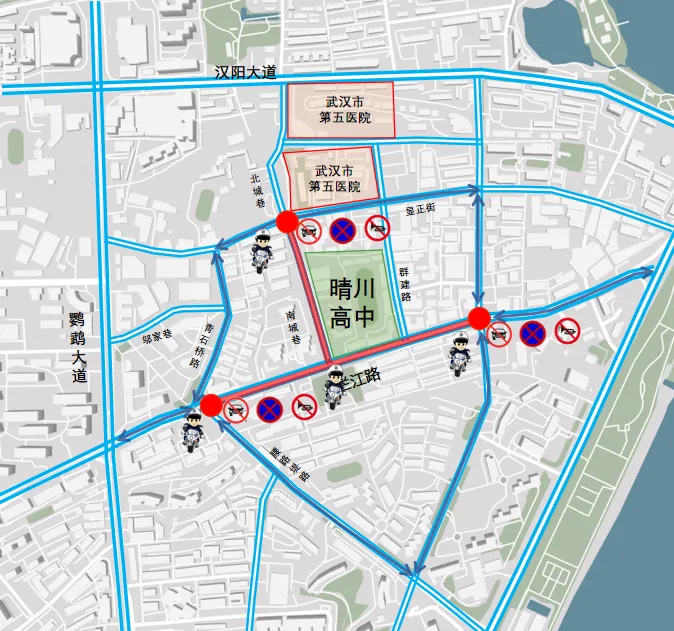 6月20日—6月22日中考 ,汉阳四新这些路段将实施交通管制!-第9张图片-四季读书网 6月20日—6月22日中考 ,汉阳四新这些路段将实施交通管制!-第9张图片-四季读书网