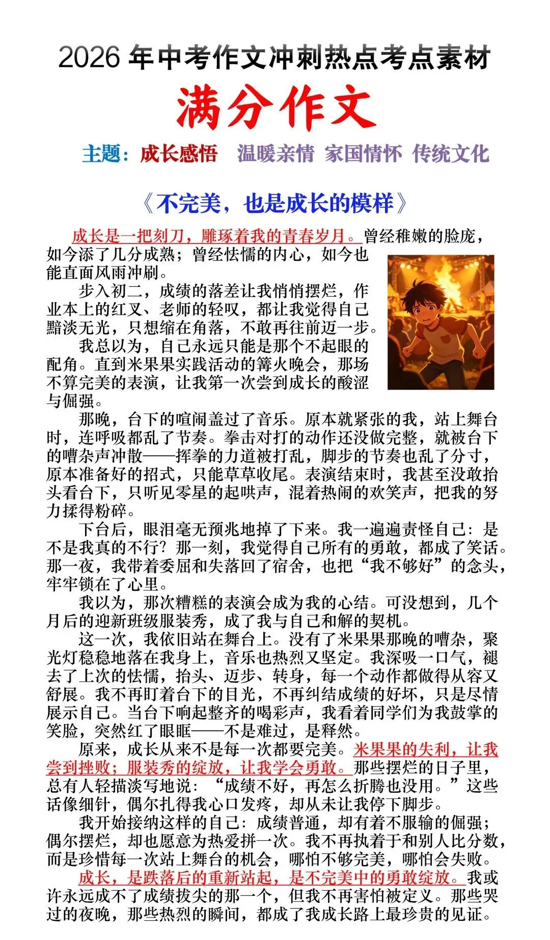 2026年中考语文作文终极押题(范文22篇+详解,可打印)-第15张图片-四季读书网 2026年中考语文作文终极押题(范文22篇+详解,可打印)-第15张图片-四季读书网