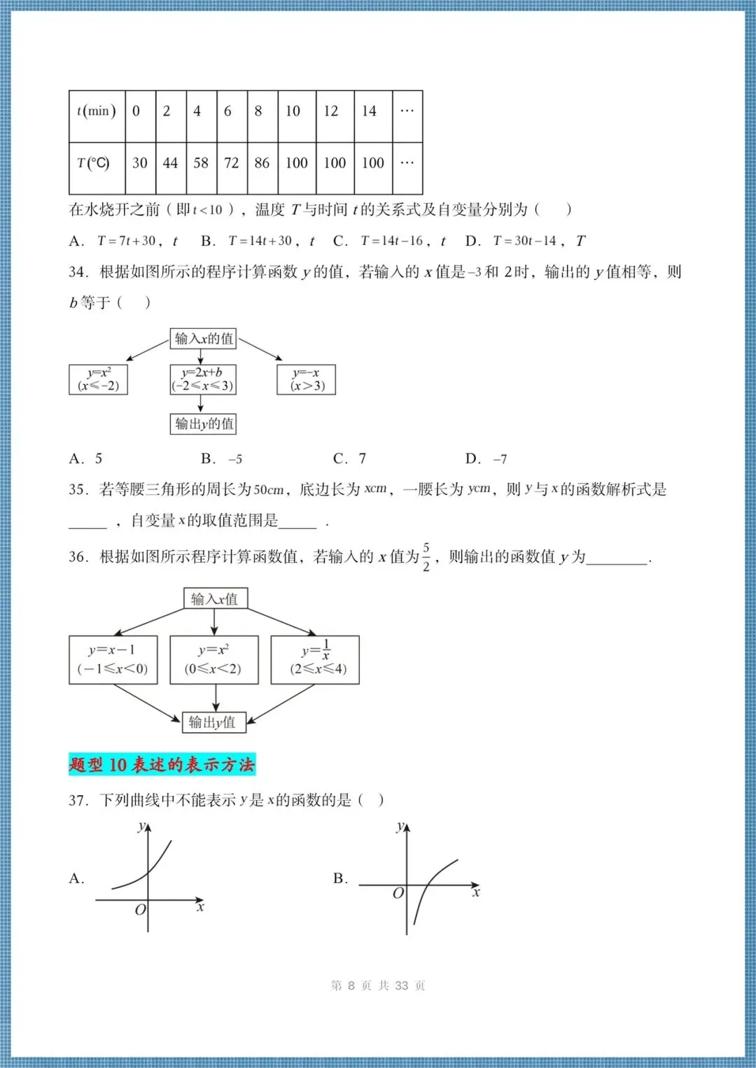 2026八年级下册《数学》期末复习专项真题百练(33大常考题型100题)+解析,电子版可打印!-第8张图片-四季读书网