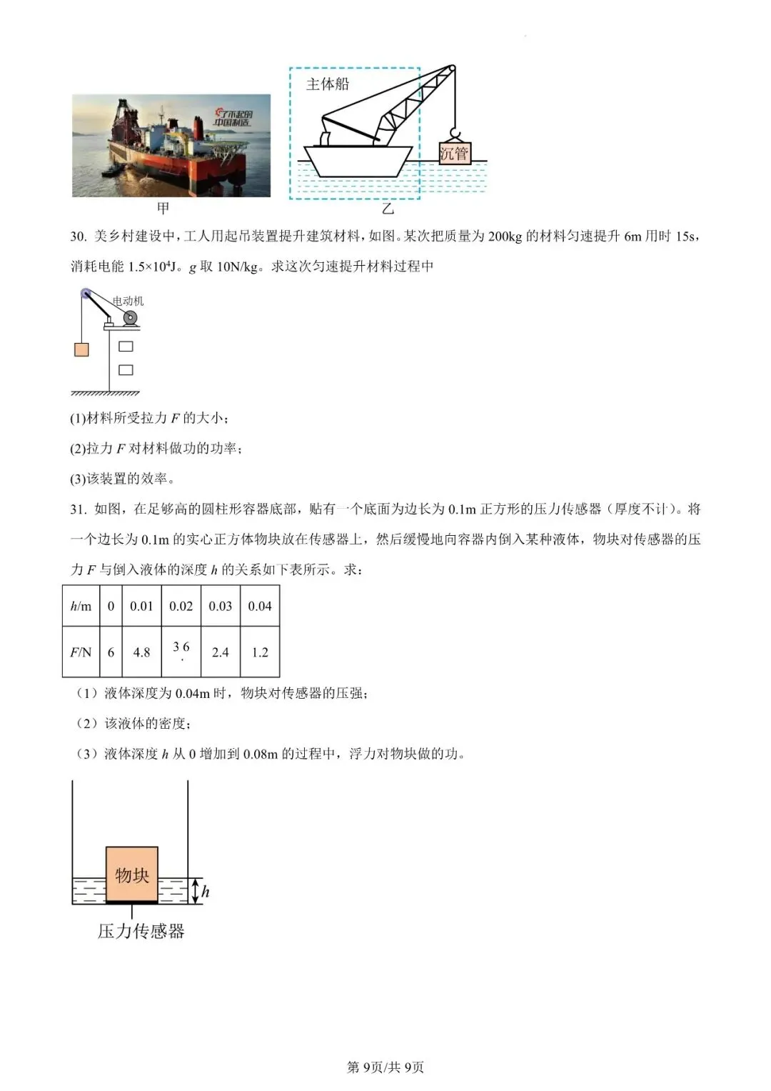 松柏中学八下物理期末真题拆解|6 道高频原题梳理思路 + 易错点全整理-第16张图片-四季读书网 松柏中学八下物理期末真题拆解|6 道高频原题梳理思路 + 易错点全整理-第16张图片-四季读书网