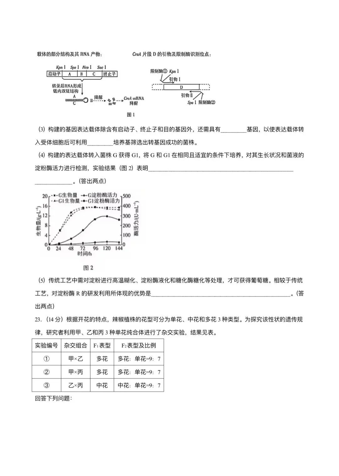 2026年河北省高考生物试卷及答案-第8张图片-四季读书网