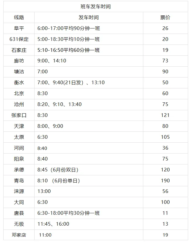 中考期间,定州部分公交线路绕行、临时停运!内附汽车站最新发车时刻表-第4张图片-四季读书网