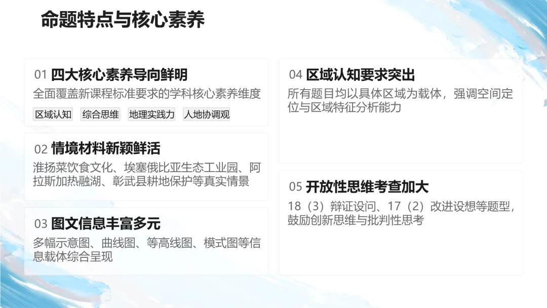 2026年云南卷高考地理真题深度解析:命题风向与备考策略全梳理+讲评PPT-第6张图片-四季读书网 2026年云南卷高考地理真题深度解析:命题风向与备考策略全梳理+讲评PPT-第6张图片-四季读书网