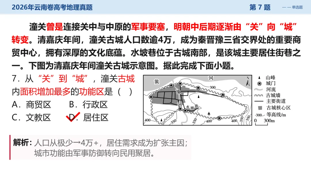 2026年云南卷高考地理真题深度解析:命题风向与备考策略全梳理+讲评PPT-第18张图片-四季读书网 2026年云南卷高考地理真题深度解析:命题风向与备考策略全梳理+讲评PPT-第18张图片-四季读书网