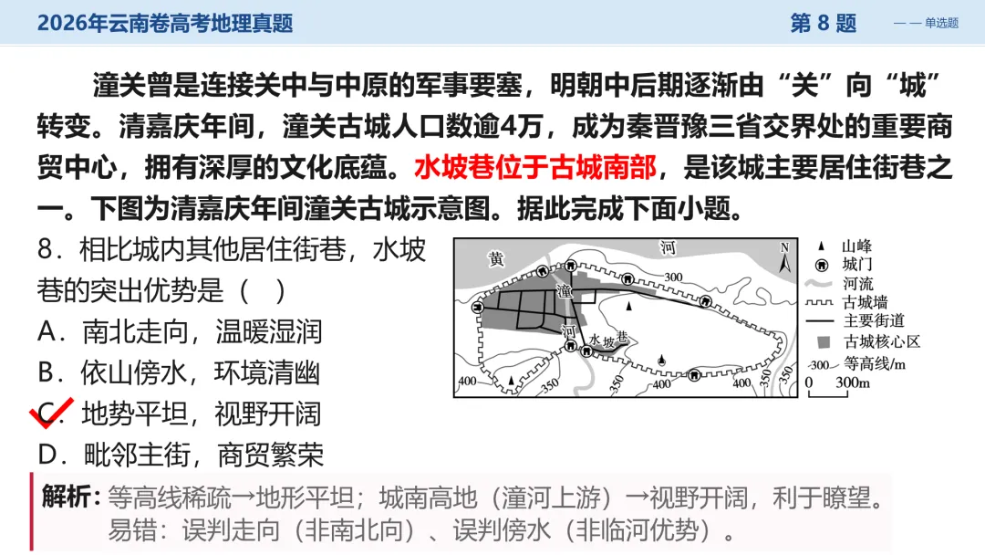 2026年云南卷高考地理真题深度解析:命题风向与备考策略全梳理+讲评PPT-第19张图片-四季读书网 2026年云南卷高考地理真题深度解析:命题风向与备考策略全梳理+讲评PPT-第19张图片-四季读书网