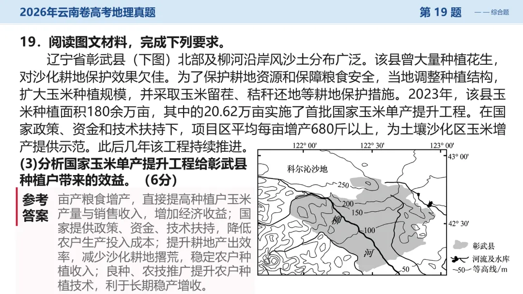 2026年云南卷高考地理真题深度解析:命题风向与备考策略全梳理+讲评PPT-第44张图片-四季读书网 2026年云南卷高考地理真题深度解析:命题风向与备考策略全梳理+讲评PPT-第44张图片-四季读书网