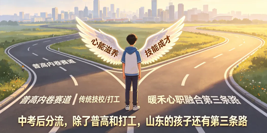 中考后分流,除了普高和打工,山东的孩子还有第三条路-第1张图片-四季读书网 中考后分流,除了普高和打工,山东的孩子还有第三条路-第1张图片-四季读书网
