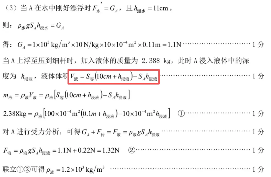 广西中考物理计算题,高频公式竟然是:V=sh?-第7张图片-四季读书网