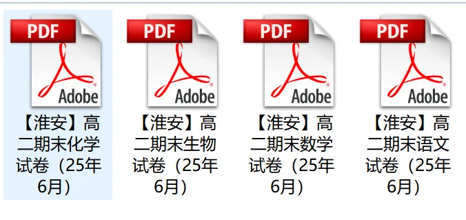 【连云港·淮安】高一高二期末各门试卷+答案(25年6月)-第5张图片-四季读书网 【连云港·淮安】高一高二期末各门试卷+答案(25年6月)-第5张图片-四季读书网