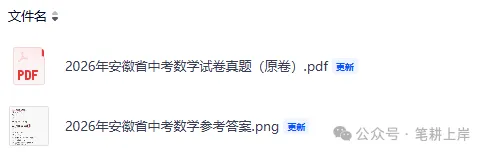 甘肃省2026年中考【全科】真题答案完整版合集(持续更新中)PDF整理版可下载-第6张图片-四季读书网