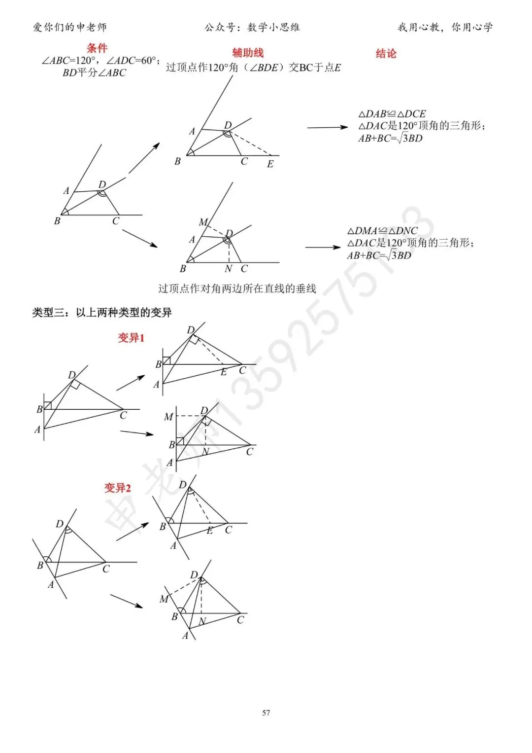 中考临门一脚1“几何思考角度常考篇32个速览”-第61张图片-四季读书网 中考临门一脚1“几何思考角度常考篇32个速览”-第61张图片-四季读书网
