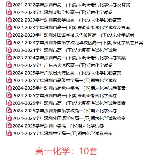 [精品汇总]深圳高一下学期全科期末真题汇总-第7张图片-四季读书网