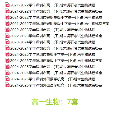 [精品汇总]深圳高一下学期全科期末真题汇总-第8张图片-四季读书网
