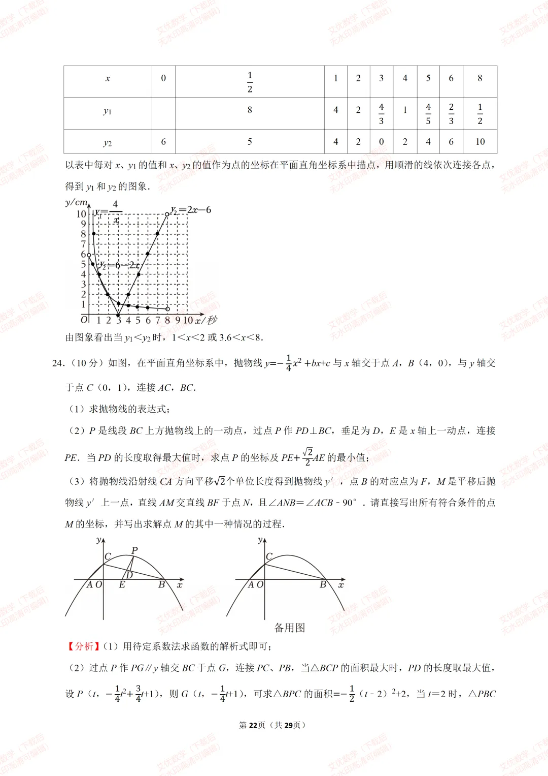 【全国各地中考数学真题汇编】2026年重庆市中考数学试卷和答案-第22张图片-四季读书网