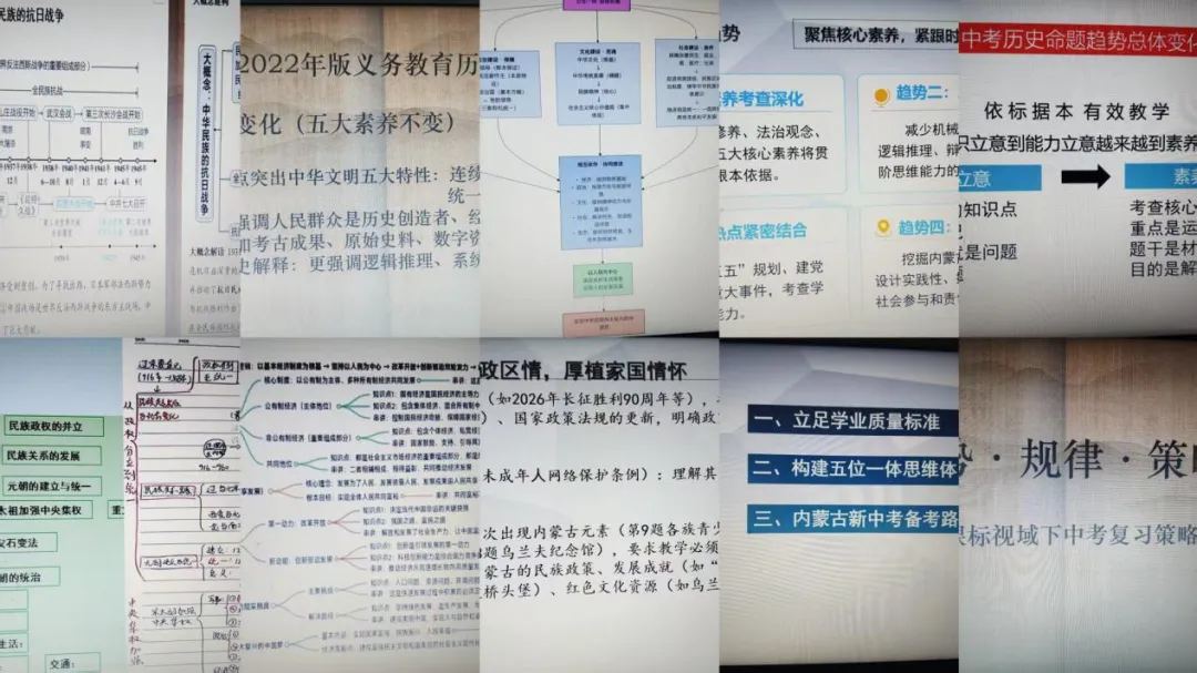 校园动态 | 洞悉中考命题规律 优化高效复习路径 ——满洲里市第六学校政史组命题与复习策略主题教研活动-第2张图片-四季读书网
