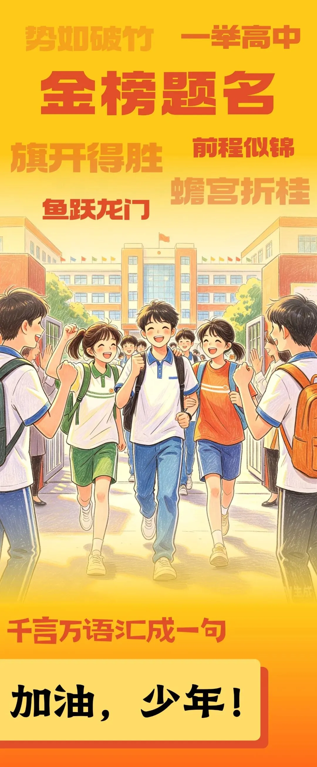少年有梦,勇敢去追!今日,直击中考开考→-第1张图片-四季读书网 少年有梦,勇敢去追!今日,直击中考开考→-第1张图片-四季读书网