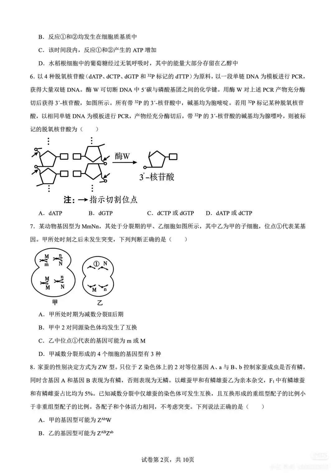 2026高考化学(山东卷)真题及参考答案-第2张图片-四季读书网 2026高考化学(山东卷)真题及参考答案-第2张图片-四季读书网