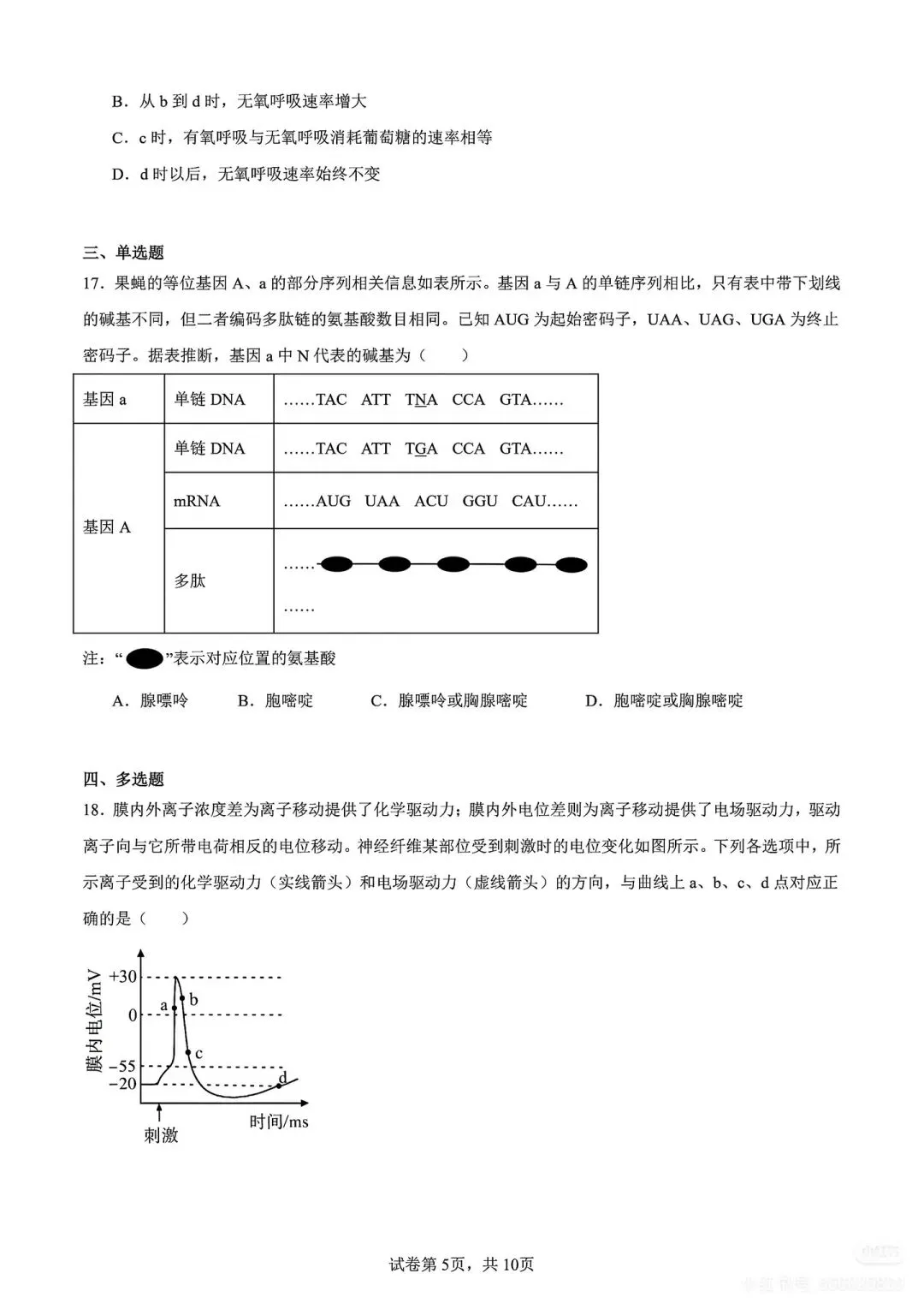 2026高考化学(山东卷)真题及参考答案-第5张图片-四季读书网 2026高考化学(山东卷)真题及参考答案-第5张图片-四季读书网