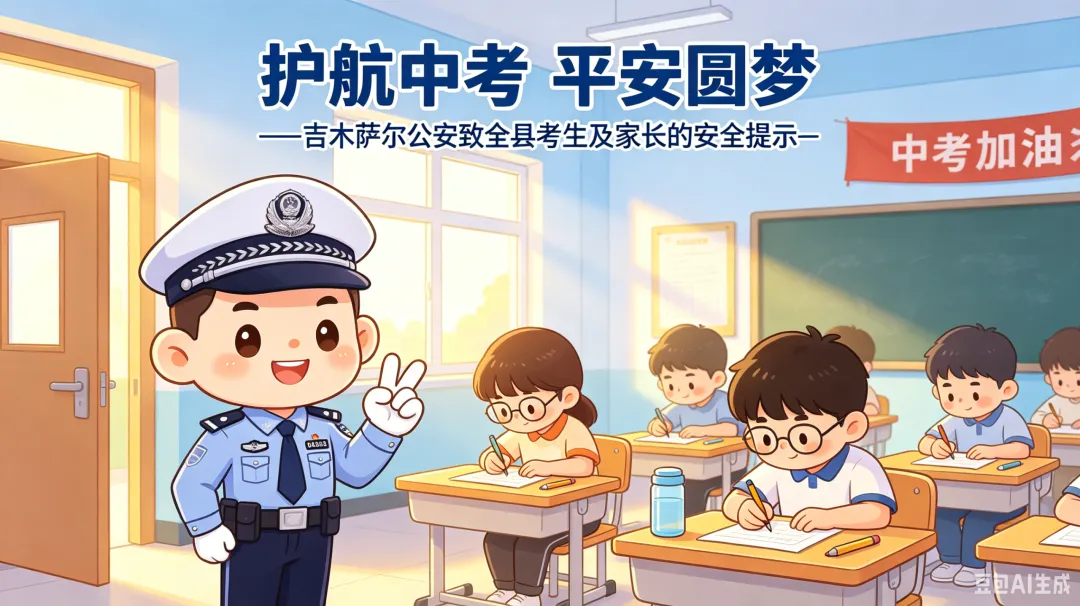 护航中考 平安圆梦——吉木萨尔公安致全县考生及家长的安全提示-第3张图片-四季读书网