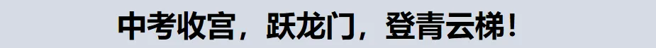 中考收官,跃龙门,登青云梯!-第1张图片-四季读书网