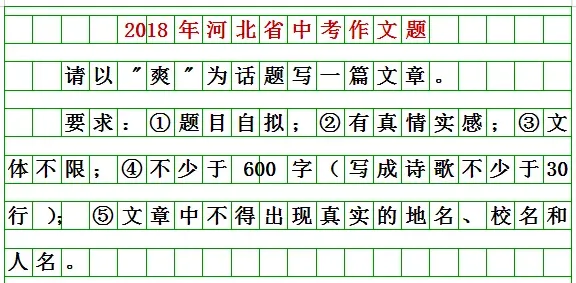 中考作文题出炉!(附历年中考作文题)-第5张图片-四季读书网 中考作文题出炉!(附历年中考作文题)-第5张图片-四季读书网