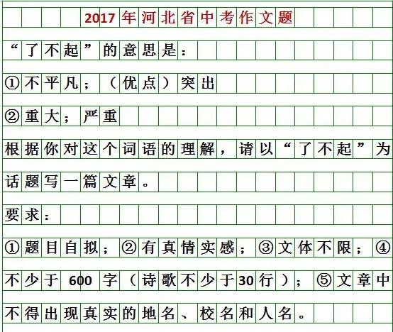 中考作文题出炉!(附历年中考作文题)-第6张图片-四季读书网 中考作文题出炉!(附历年中考作文题)-第6张图片-四季读书网