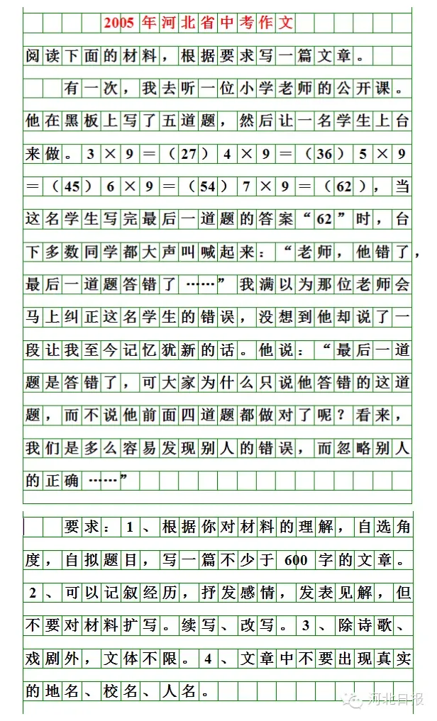 中考作文题出炉!(附历年中考作文题)-第18张图片-四季读书网 中考作文题出炉!(附历年中考作文题)-第18张图片-四季读书网