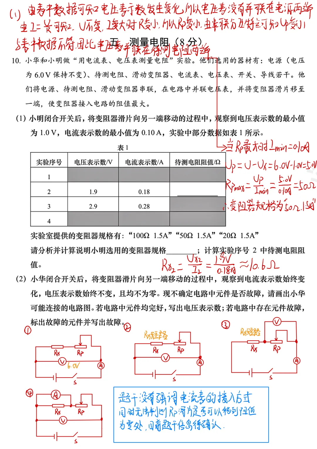 2026上海中考物理答案(回忆版试卷)-第5张图片-四季读书网