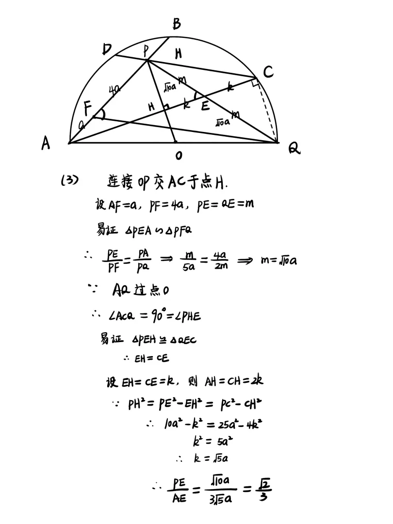 2026上海中考数学试卷及参考答案(回忆版)-第16张图片-四季读书网