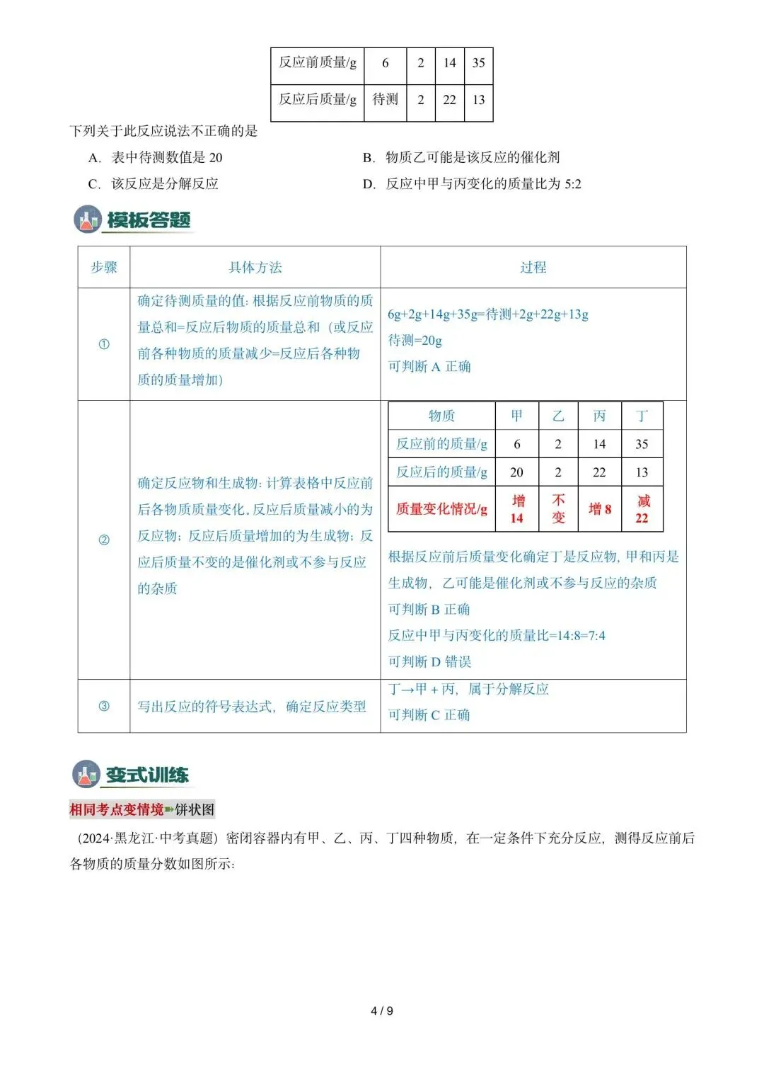 中考化学解题技巧1-第4张图片-四季读书网