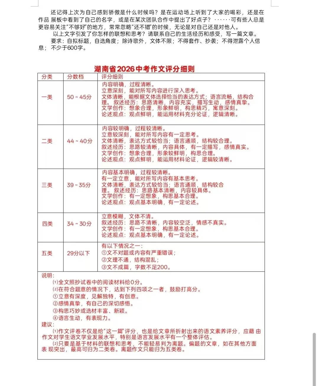 重磅资料分享:2026 湖南中考语文真题 + 逐题解析-第7张图片-四季读书网
