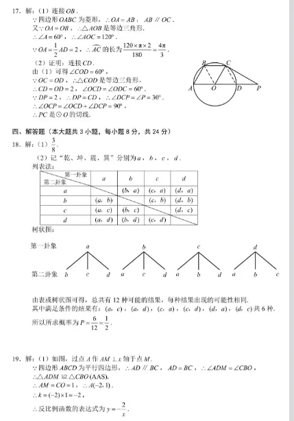 【2026中考试卷】江西(7科 无水印)中考真题试卷+答案 语文/数学/英语/物理/化学/道法/历史-第19张图片-四季读书网