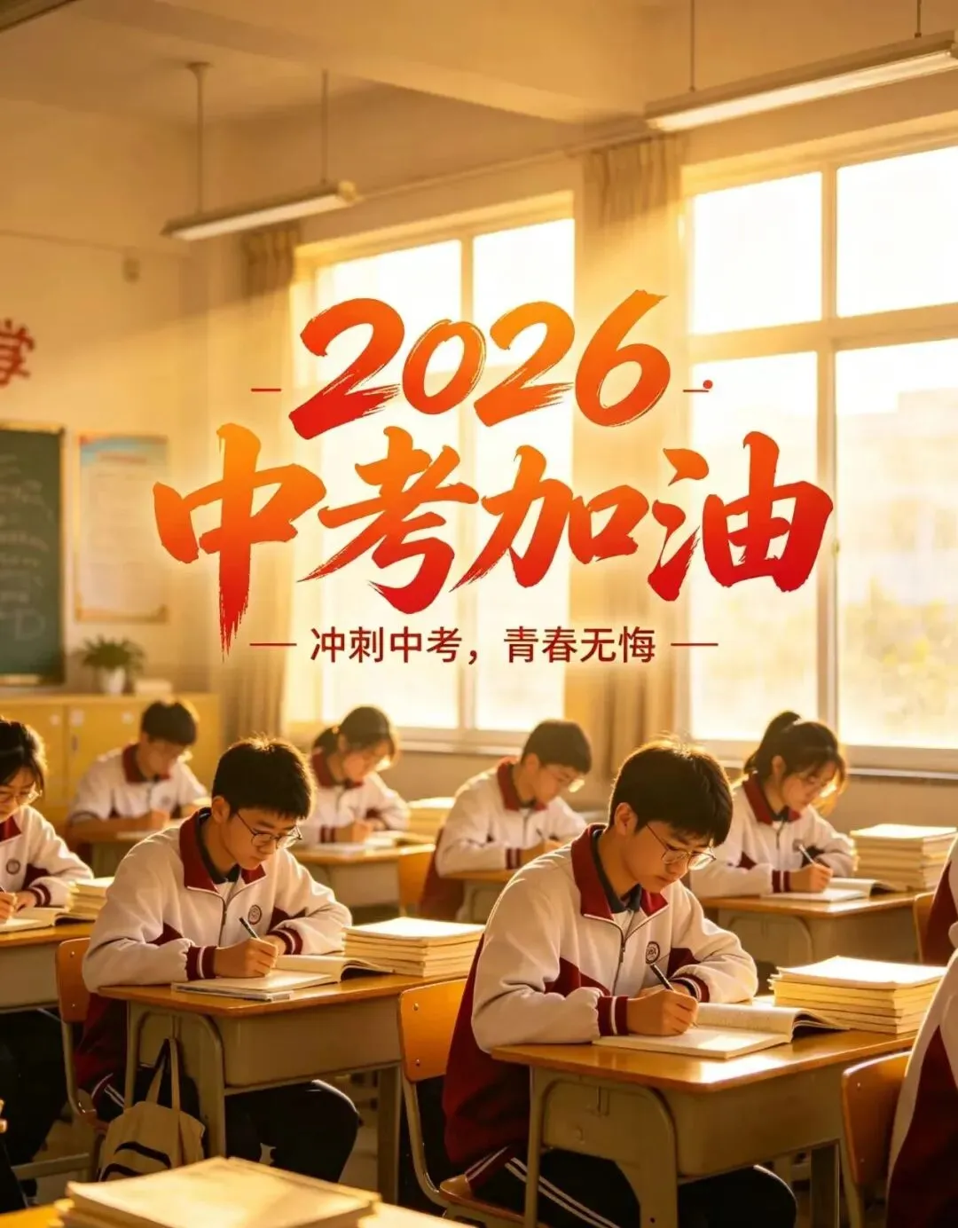 2026中考加油 !-第1张图片-四季读书网