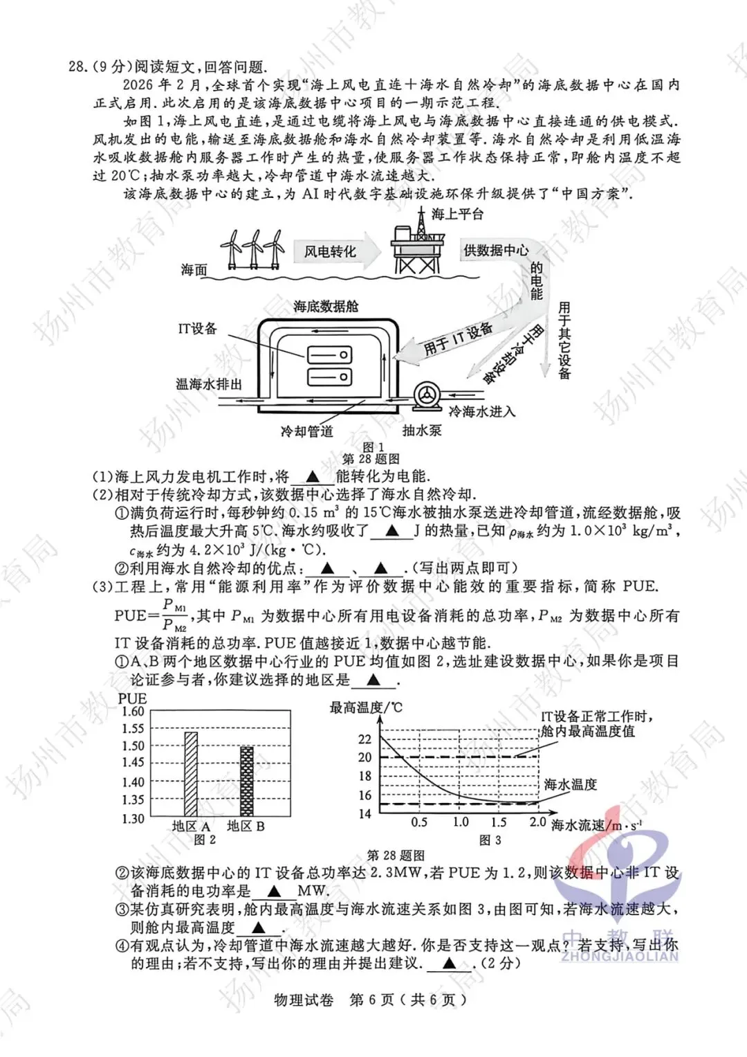 【2026中考试卷】江苏扬州(全科 无水印)中考真题试卷 语文/数学/英语/物理/化学/道法/历史-第29张图片-四季读书网 【2026中考试卷】江苏扬州(全科 无水印)中考真题试卷 语文/数学/英语/物理/化学/道法/历史-第29张图片-四季读书网