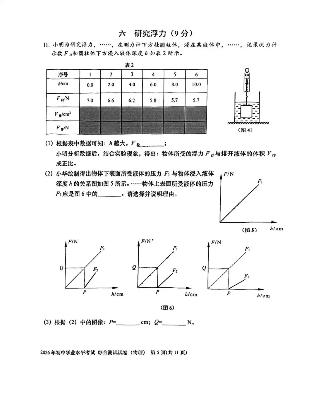2026上海中考<语文、物理,历史>真题完整版!-第12张图片-四季读书网