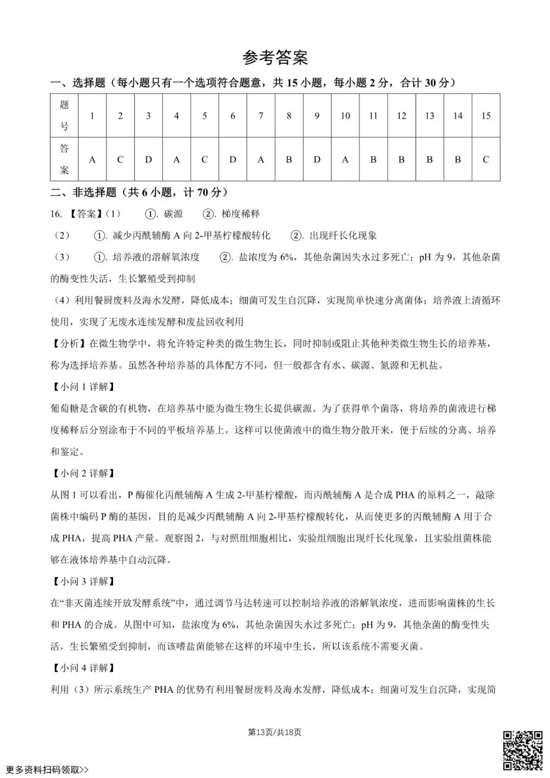 2026北京中学高二6月月考生物试卷(含答案)-第13张图片-四季读书网 2026北京中学高二6月月考生物试卷(含答案)-第13张图片-四季读书网