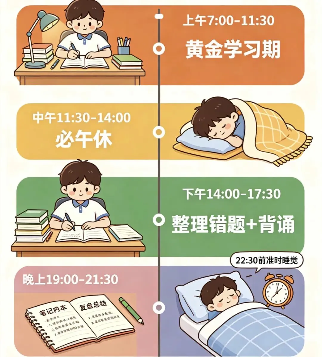 中考倒计时|居家高效复习最全指南,稳住心态超常发挥!-第3张图片-四季读书网