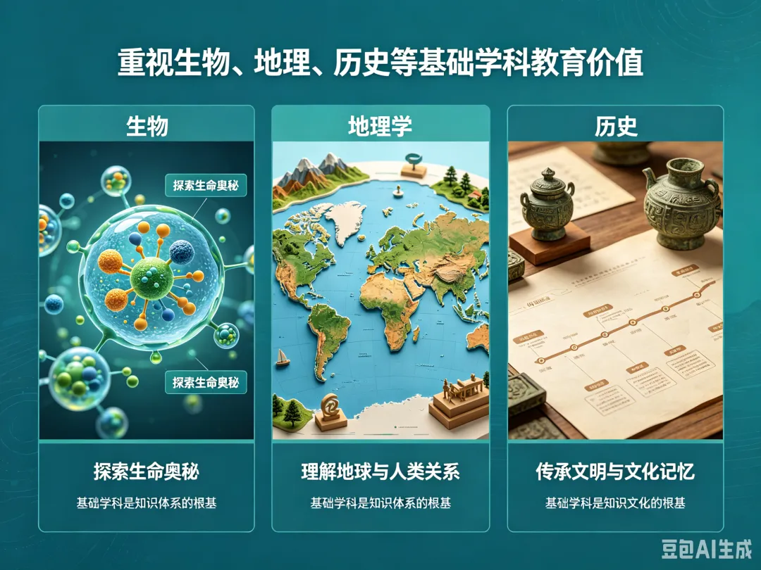 事关中考!别因 “不考” 就抛弃!初中“史地生”从不是 “副科”,而是孩子的人生底色-第1张图片-四季读书网 事关中考!别因 “不考” 就抛弃!初中“史地生”从不是 “副科”,而是孩子的人生底色-第1张图片-四季读书网