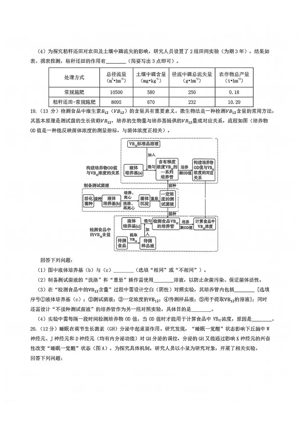 新题出炉!2026江西高考生物真题-第6张图片-四季读书网