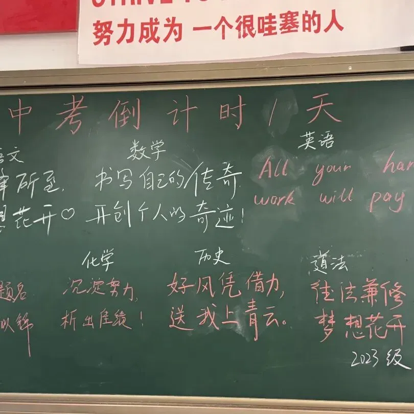 菁菁者莪,落笔荣光|中考首日,为少年的全力以赴加油!-第24张图片-四季读书网