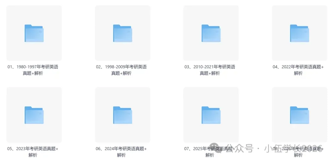 27考研英语:1980~2026年考研英语历年真题汇总pdf【英语一+英语二】-第1张图片-四季读书网
