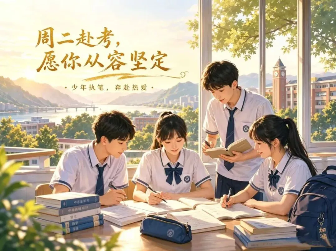 中考加油|愿笔锋所至,梦想花开!-第4张图片-四季读书网