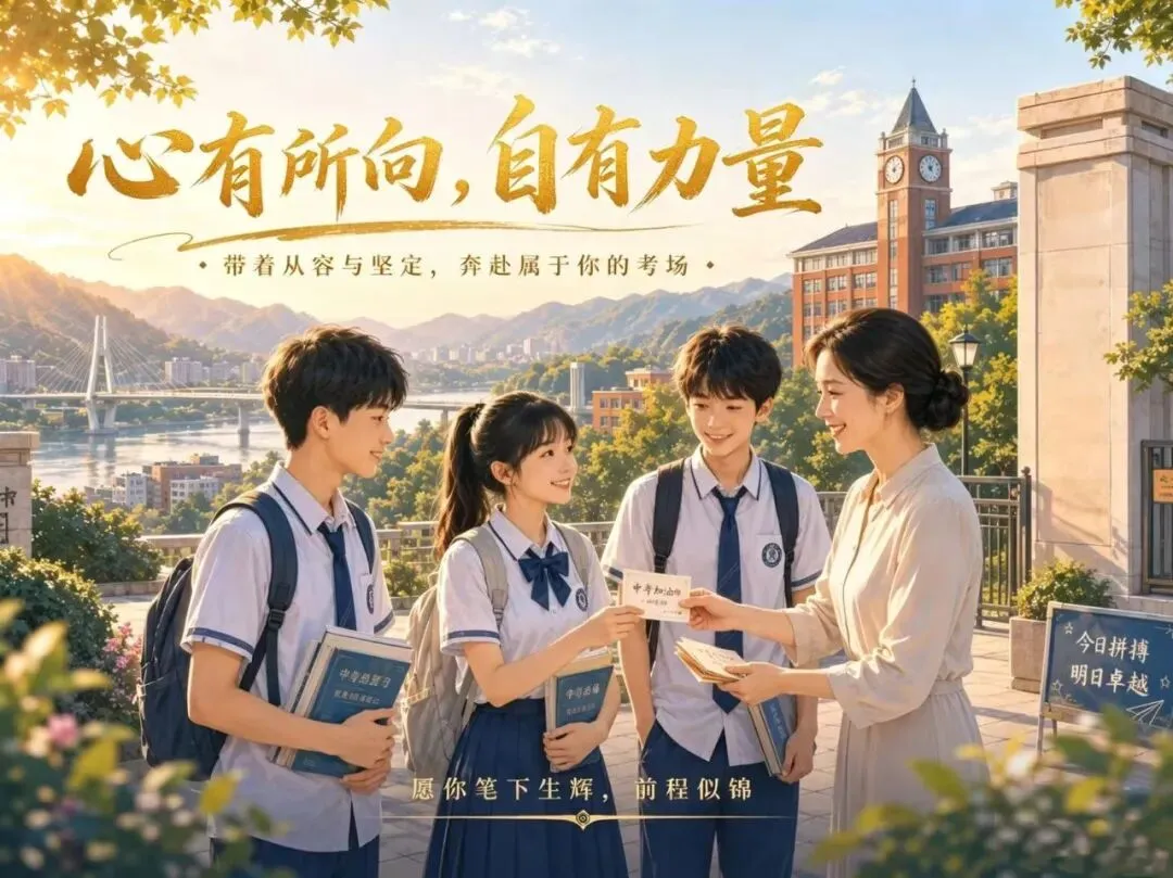 中考加油|愿笔锋所至,梦想花开!-第8张图片-四季读书网
