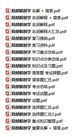 《局部解剖学》重点知识归纳+题库试卷+期末考试重点笔记+名解简答+复习提纲+整理笔记-第1张图片-四季读书网 《局部解剖学》重点知识归纳+题库试卷+期末考试重点笔记+名解简答+复习提纲+整理笔记-第1张图片-四季读书网