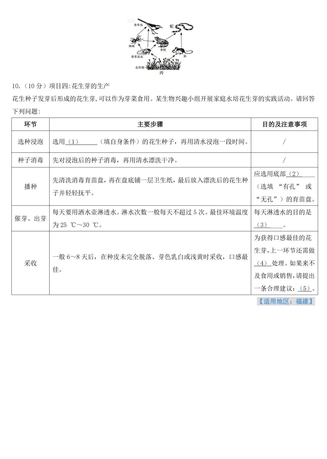 他山之石,可以攻玉●2026初中生物学考真题抢先练03-第4张图片-四季读书网