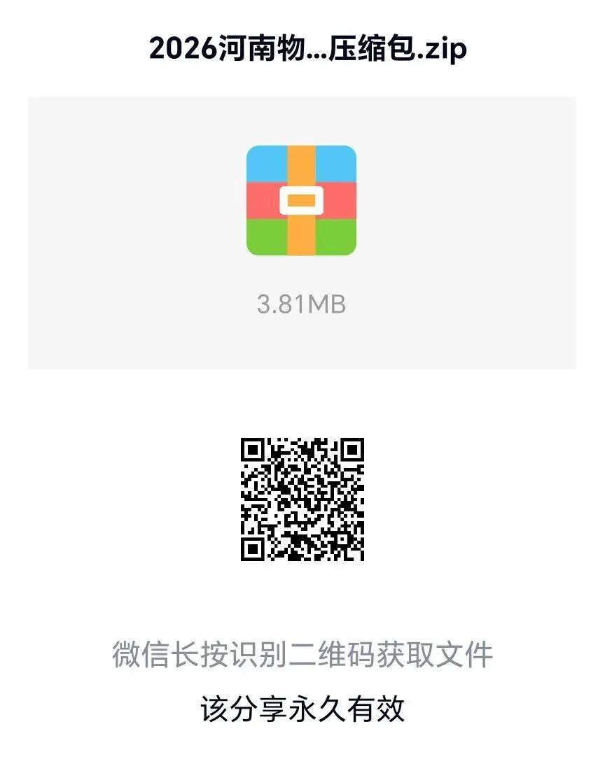 河南2026高考物理试卷-第1张图片-四季读书网 河南2026高考物理试卷-第1张图片-四季读书网