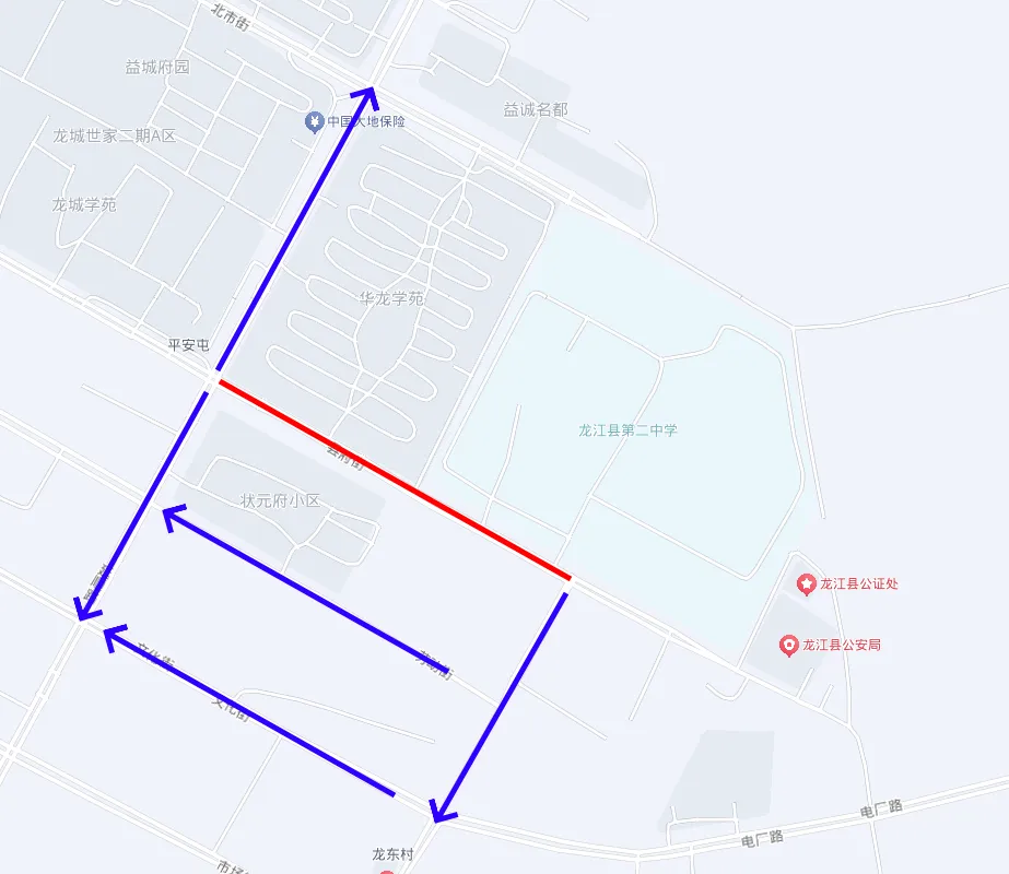 龙江县公安局关于2026年中考期间对部分道路进行交通管制的通告-第3张图片-四季读书网