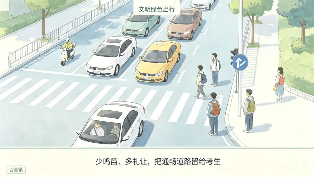 【跃升发展年】静音护航中考 温情助力学子——致百善镇全体居民朋友的一封信-第14张图片-四季读书网