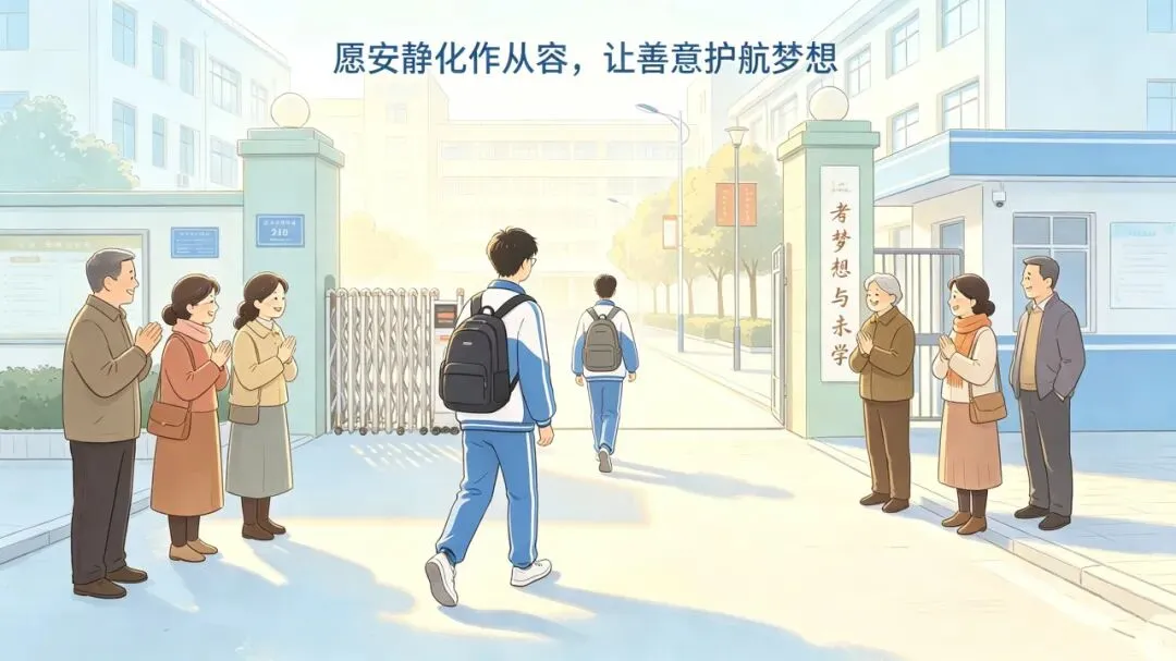 【跃升发展年】静音护航中考 温情助力学子——致百善镇全体居民朋友的一封信-第16张图片-四季读书网